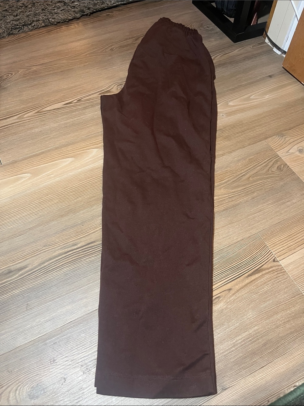 Women’s Brown Elastic Waist Pants
